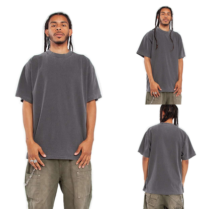 Premium Pigment-Dyed T-Shirt – Heavy Cotton Oversized Fit