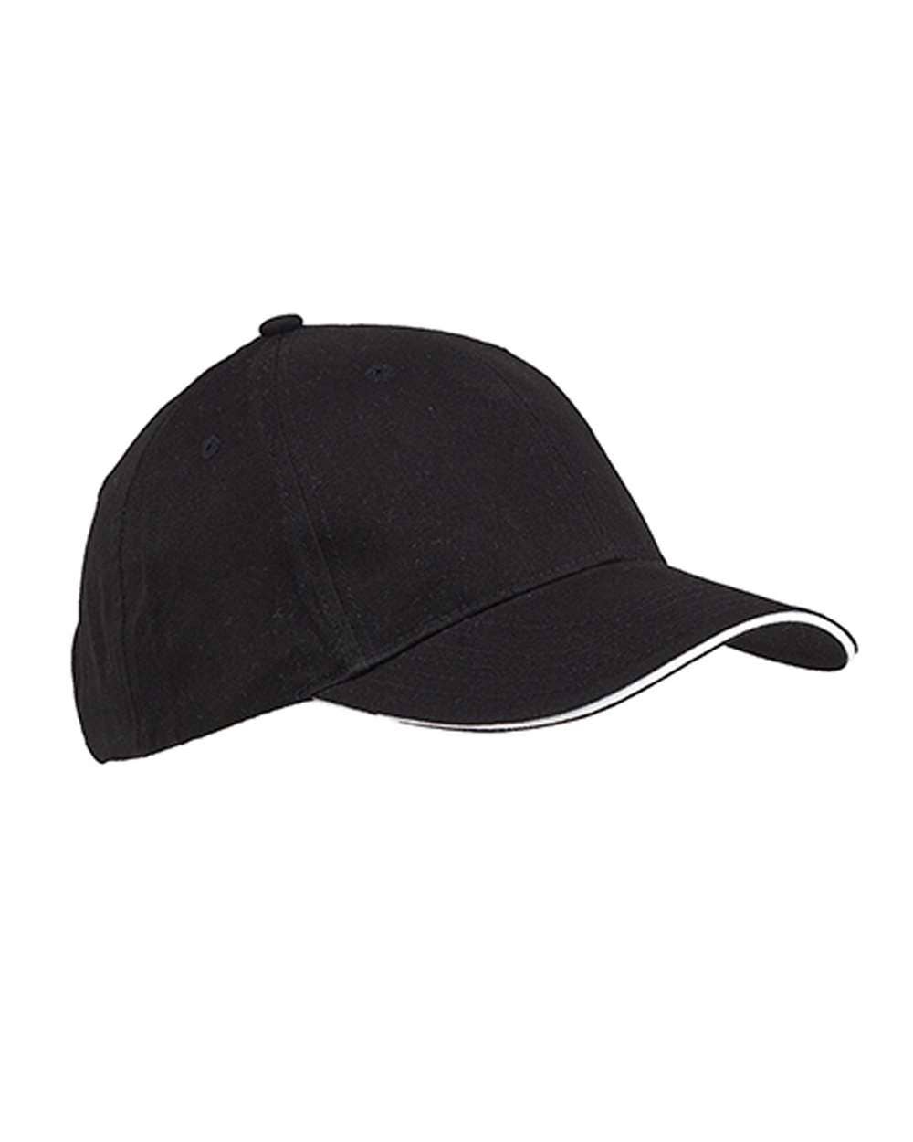 Brushed Twill Cotton Sandwich Cap – Adjustable Fit