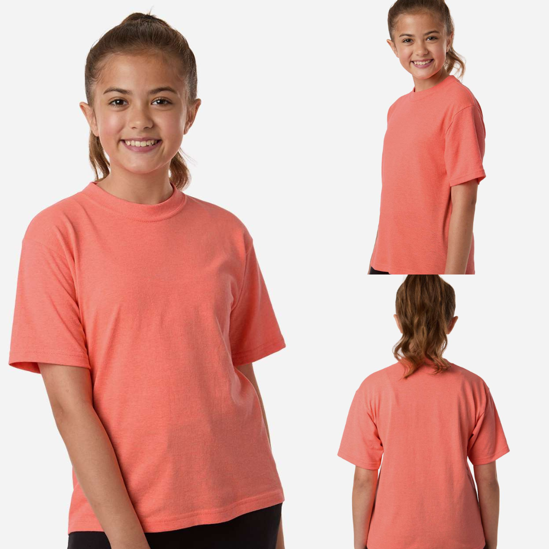 Kids Gold Soft Touch Tee – Lightweight & Durable Fit