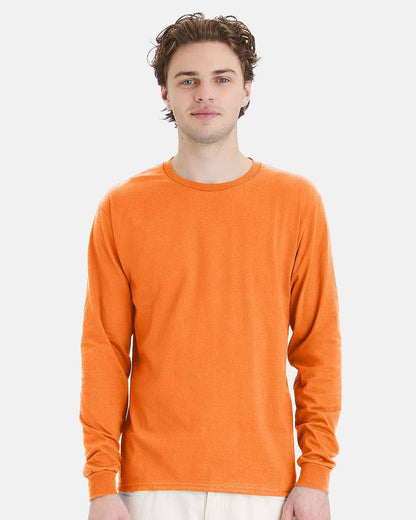 Long Sleeve Top | 100% Cotton Essential Comfort Tee