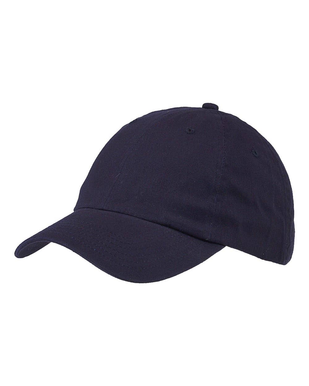 Youth Classic Brushed Twill Cap One Size Adjustable Kids Hat