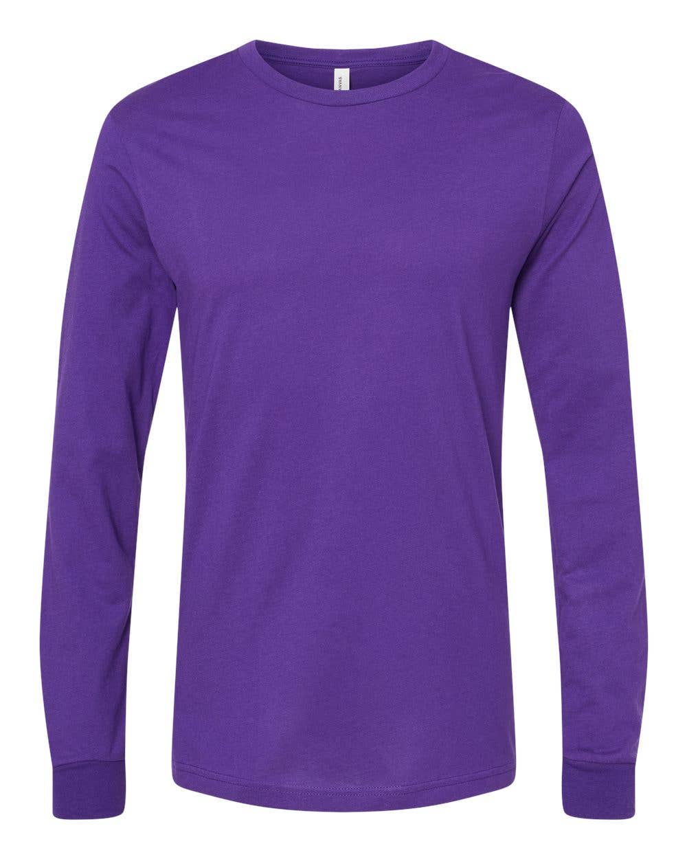 Unisex Soft Cotton Long Sleeve Tee | Bella + Canvas