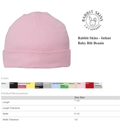 Infant Baby Rib Beanie – Soft Cotton Comfort Hat