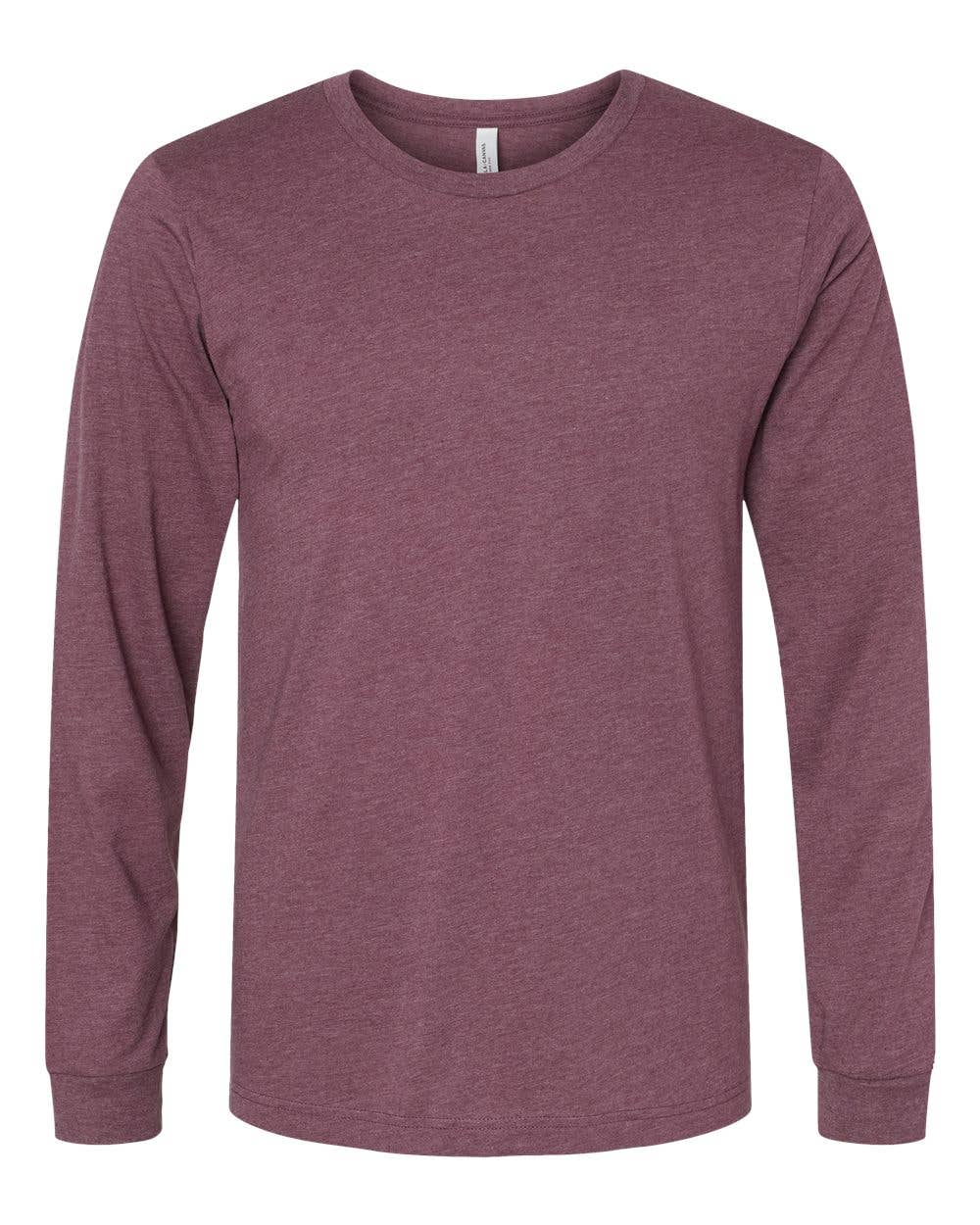 Bella Canvas Unisex Fit Heather LS Tee | Everyday Comfort