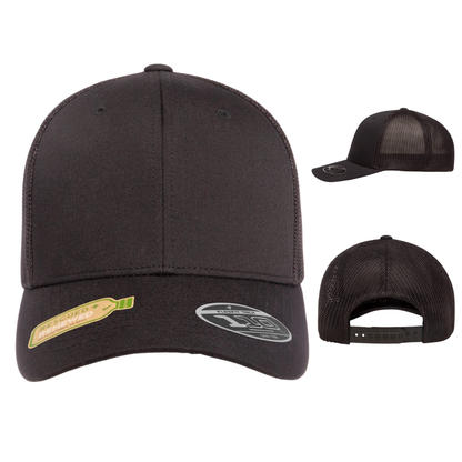 Flexfit 110R® Recycled Mesh Cap | Adjustable Snapback Hat