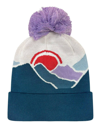 Unisex Recycled Beanie with Pom – Cozy Cold-Weather Hat