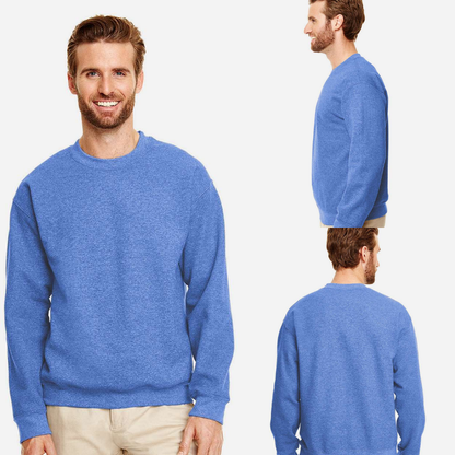 Plus Size Unisex Gildan Heavy Crewneck | XL–5XL Soft & Warm