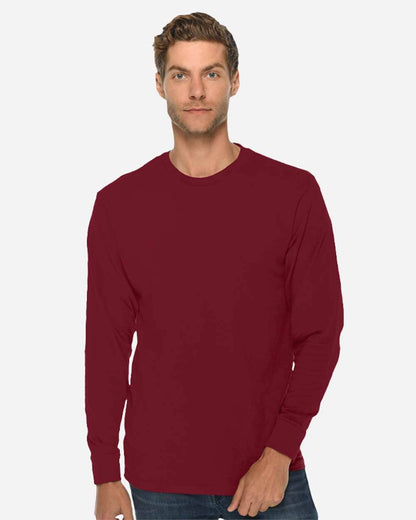 Lane Seven - Heavyweight Long Sleeve Cotton T-Shirt