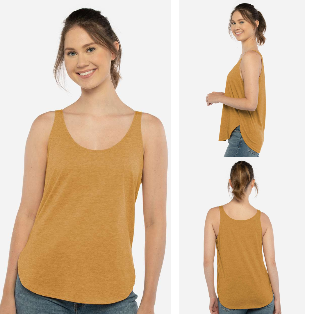 Women’s Lightweight Festival Tank Relaxed Fit Summer Top