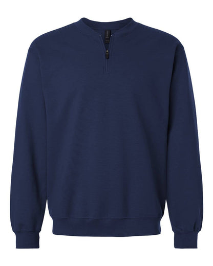 Gildan SF008 Unisex Softstyle Midweight 1/4 Zip Sweatshirt