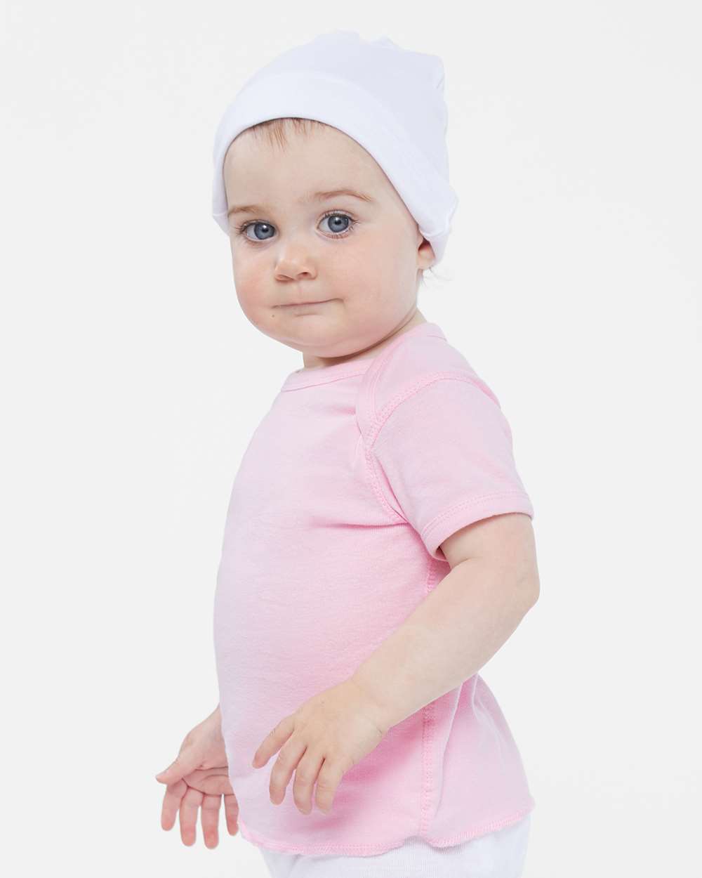 Rabbit Skins Premium Infant Baby Rib Tee Lightweight Cotton