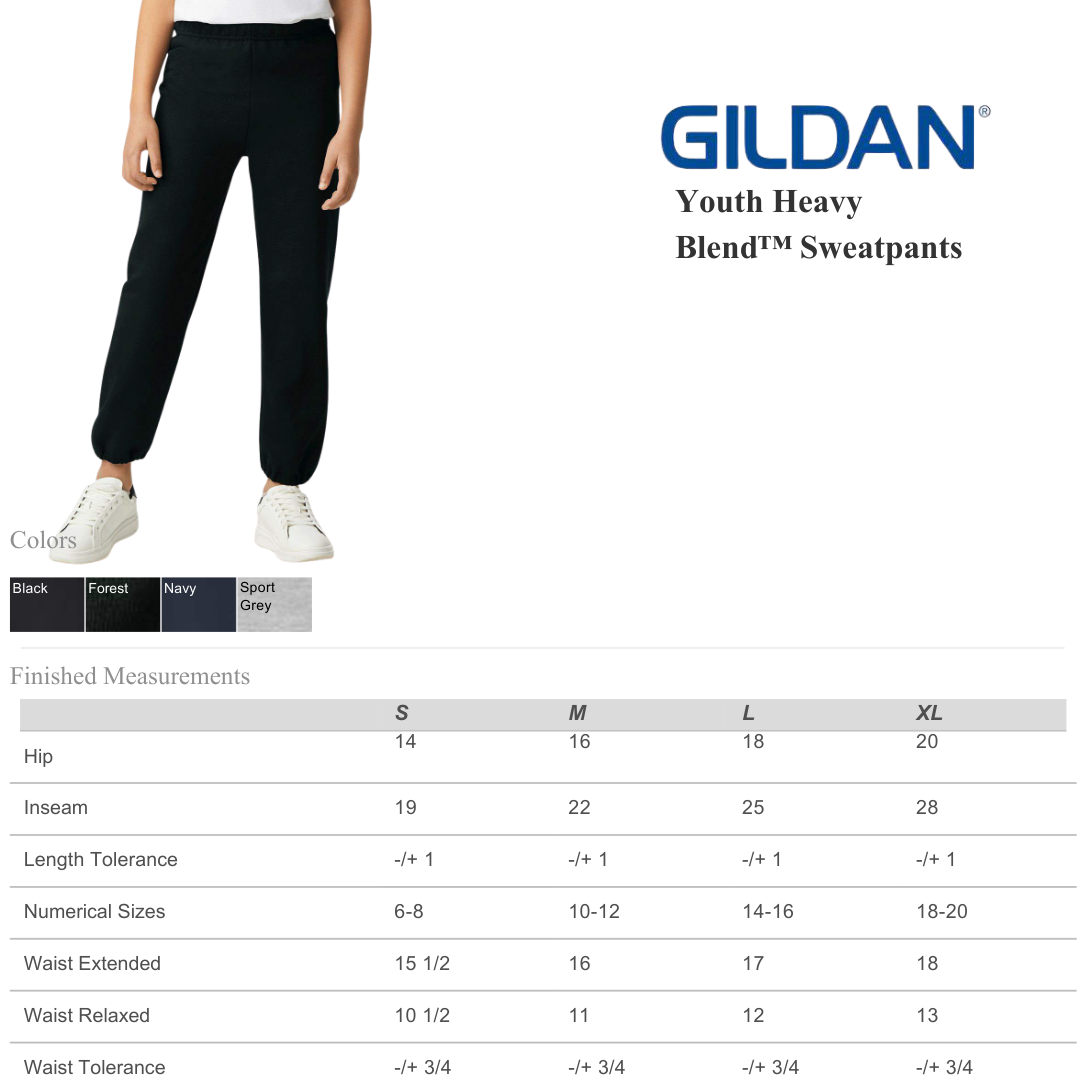 Youth Heavyweight Fleece Joggers | School & Lounge Ready