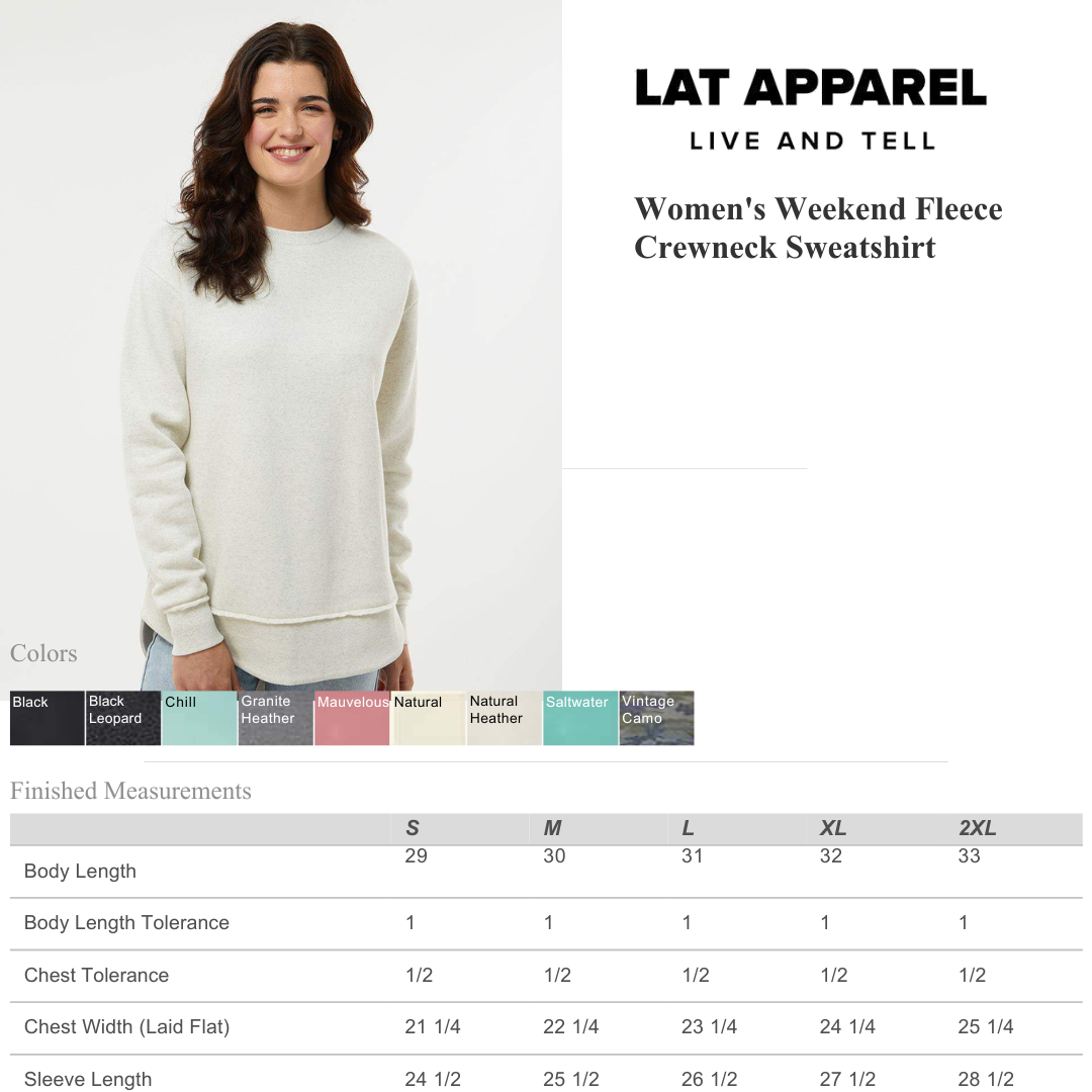 Women’s Fleece Crewneck | Soft, Relaxed & Everyday Ready