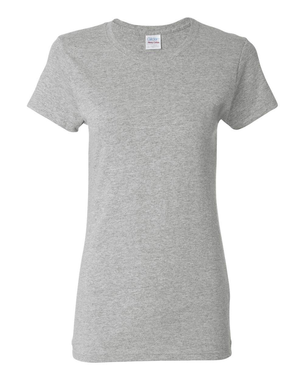 Women’s Heavy Cotton Tee | Gildan 5000L Soft Feel