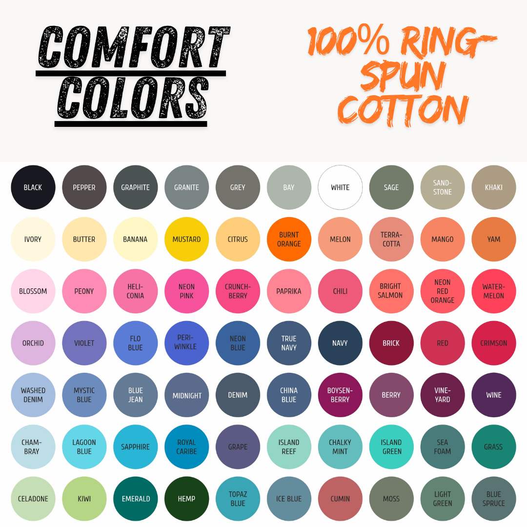 Comfort Colors Premium Soft-Washed Cotton Tee