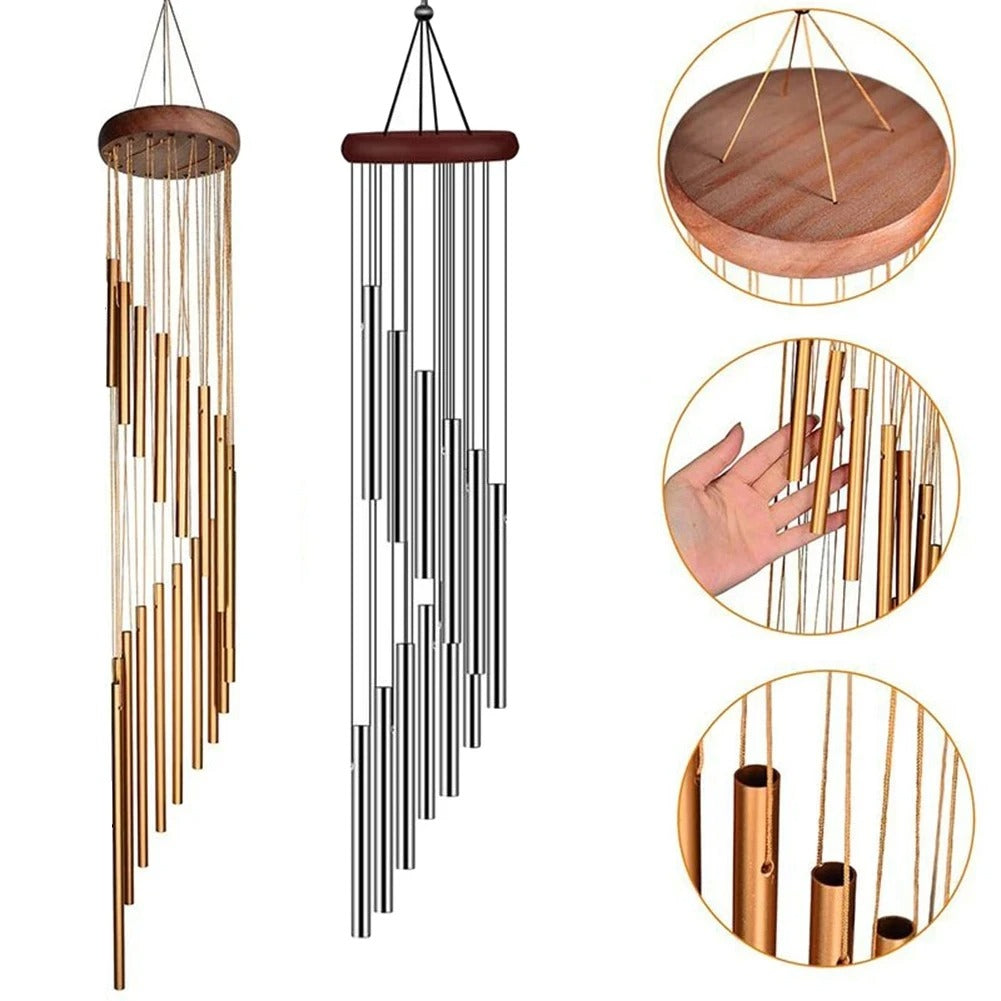 12 Tubes Aluminum Wind Chimes - TheWorldOfMYes