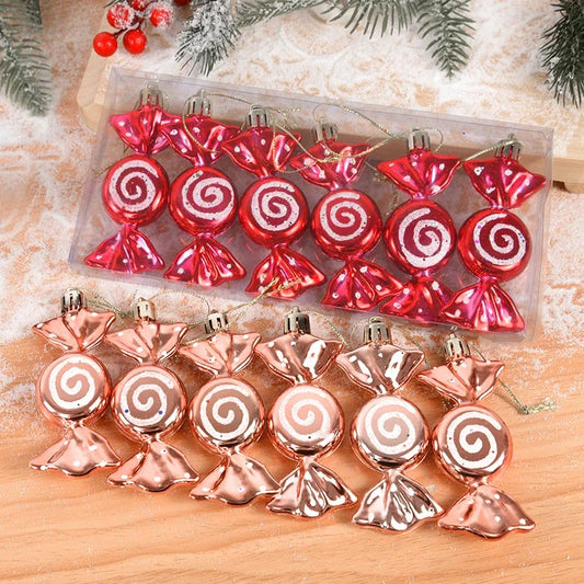 6pcs/box Christmas Tree Ornaments - TheWorldOfMYes