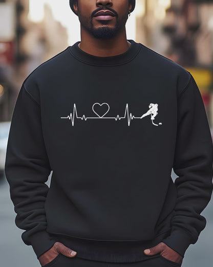 Hockey Heartbeat Unisex Sweatshirt