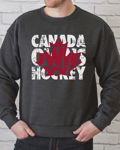 🏒 Canada Owns Hockey Sweatshirt