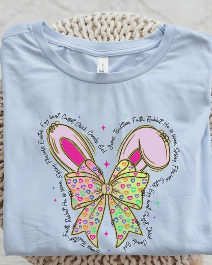 🐰 Easter Bunny Bow T-Shirt 🎀